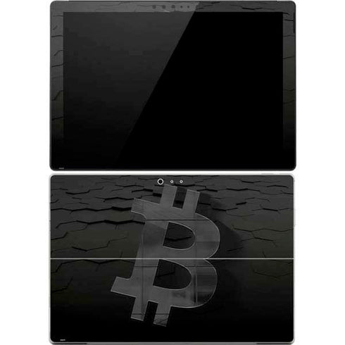 Bitcoin Textured Logo Surface Pro 4 Skin